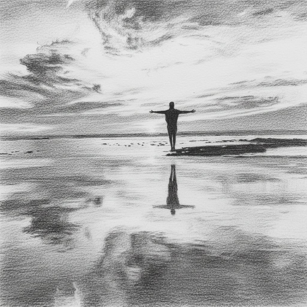 Urban scene - Pencil sketch style